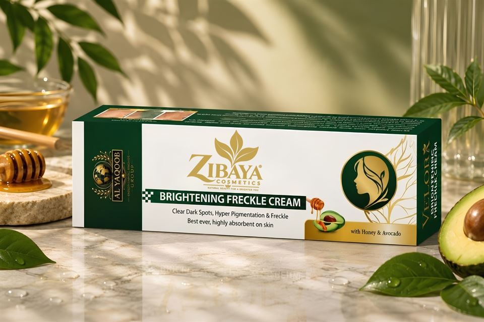 Zibaya Brightening Freckle Cream with Honey & Avocado