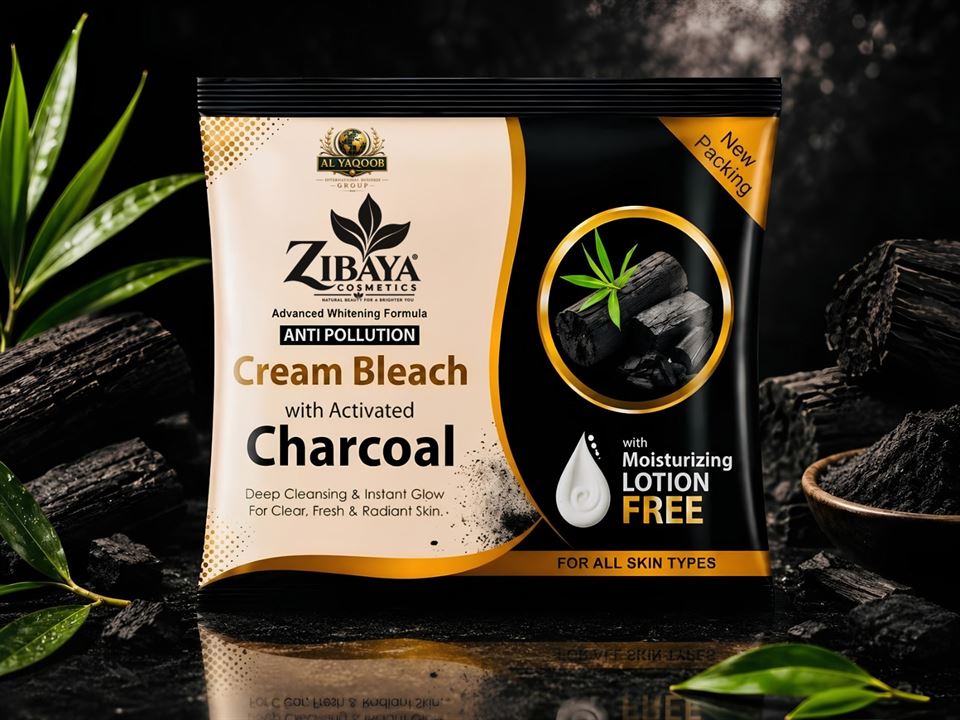 Zibaya Anti Pollution Cream Bleach with Activated Charcoal
